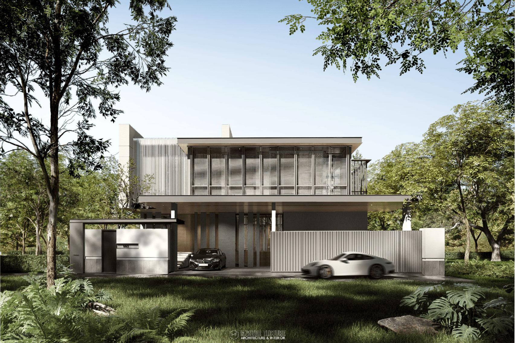 ไอเดียรับออกแบบบ้านหรู